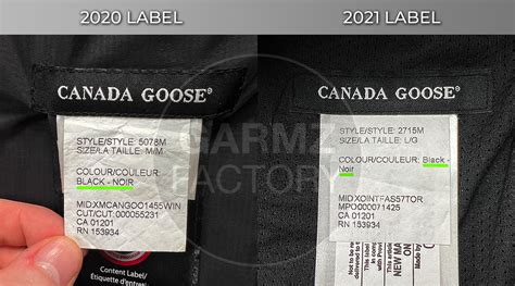 counterfeit canada goose tags